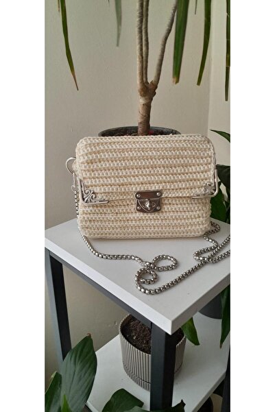 MODA МІНЕЛЕШАРП ОЗЕ РУЧНА РОБОТА КРЕМОВОГО КОЛЬОРУ СУМКА