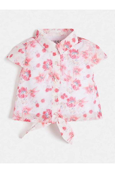 Guess Ss Shirt Girl's Regular Fit Shirt