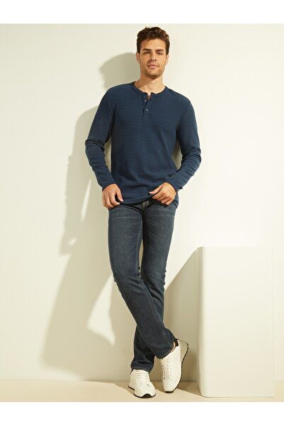 Guess Ls vista rib men's t-shirt