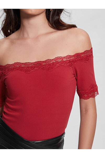 Guess Tricou pentru femei Ss Off Shldr