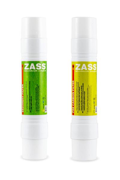 Zass Dispenser Filter Set Wfrs 02 (SEDIMENT AND PRECARBON) To Be Replaced Every 6 Months