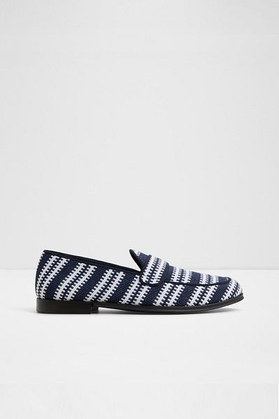 Aldo Waterfront - Men's Textile Navy Blue Loafer & Moccasin
