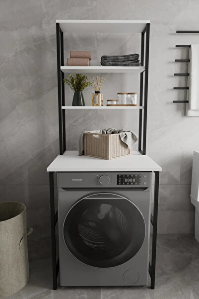 Remaks Sophia Çamaşır Makina Üstü Raf Banyo Dolap Deterjan Rafı Beyaz