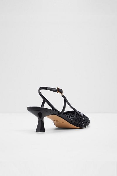 Aldo Elegant - Women's Textile Black Small Heeled Shoes