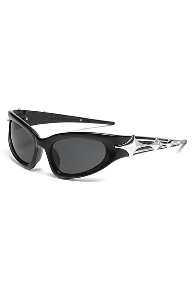 Choice black black Y2k Fashion Punk Sports Sunglasses for Men Women Luxury Br...