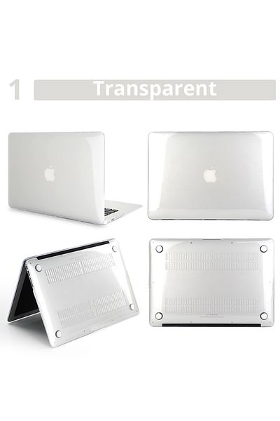 Choice حافظة شفافة كريستالية لجهاز لابتوب Pro14 M4 A3185 A3401 من Apple MacBook مقاس 13 13.6 بوصة لـ M1 Chip Pro