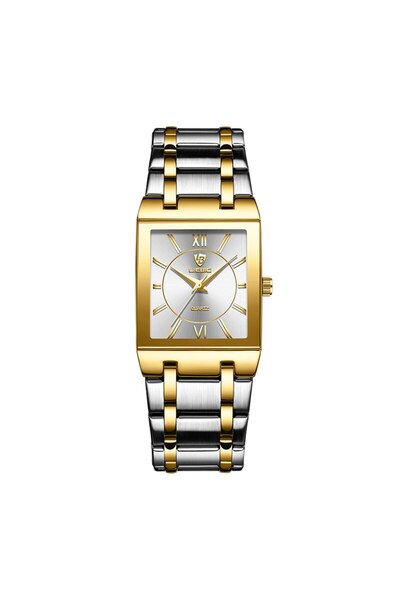 Choice ساعة يد رجالية فضية فاخرة من LiEBIG كوارتز ذهبية للنساء والفتيات والرج...