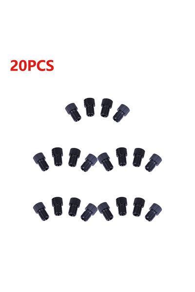 Choice 20PCS Black 4/5/10/20pcs Presta To Schrader Adaptors Aluminum Alloy Tire Valve Connectors Copper Bik