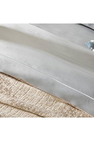 Chakra Bambu Nevresim Takımı Double inci Mavi