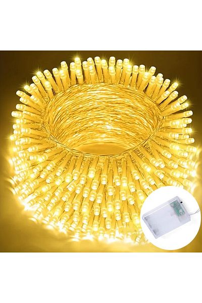 Choice 6M 40LEDs Starry String Lights 2M-10M 10/20/40/80 LEDS Christmas Garland Light Battery Warm White St