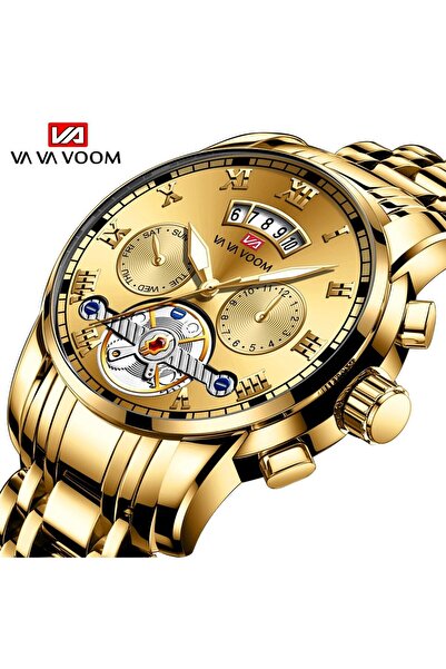 Choice 2453-JJJ ساعة رجالية فاخرة من الفولاذ المقاوم للصدأ مضيئة ساعة كاجوال