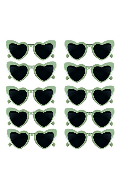 Choice style G 10pcs Red Heart Shape Sunglasses for Women Bachelorette Party ...
