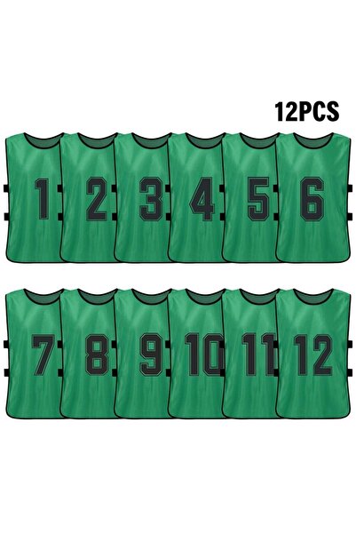 Choice 12 قطعة من قمصان كرة القدم سريعة الجفاف للبالغين، باللون الأخضر العشبي، 6 قطع/قطعتين، قمصان فريق كرة القدم، رياضات الشباب