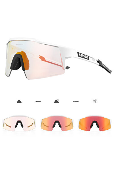 KAPVOE نظارة شمسية فوتوكروميك-عدسة واحدة K9023-PH-RE-1L-04 من كابفوي لركوب ال...