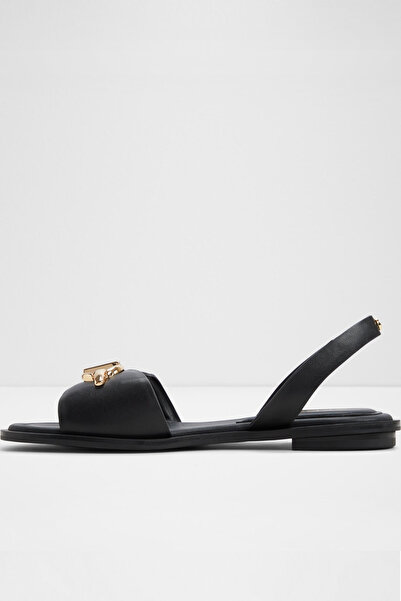 Aldo Goassı - Kadın Suni Deri Siyah Düz Sandalet