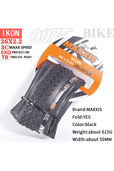 Maxxis إطارات الدراجات الجبلية القابلة للطي 26X2.2 3CEXOTR Maxxis IKON مقاس 2...