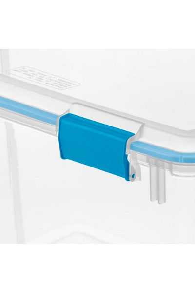 Sterilite Premium Stackable Rectangular Space Saving Gasket Box 76 Liter
