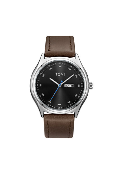 Choice ساعة تومي للرجال باللون البني الفضي، ساعة كوارتز عصرية كاجوال للرجال والنساء