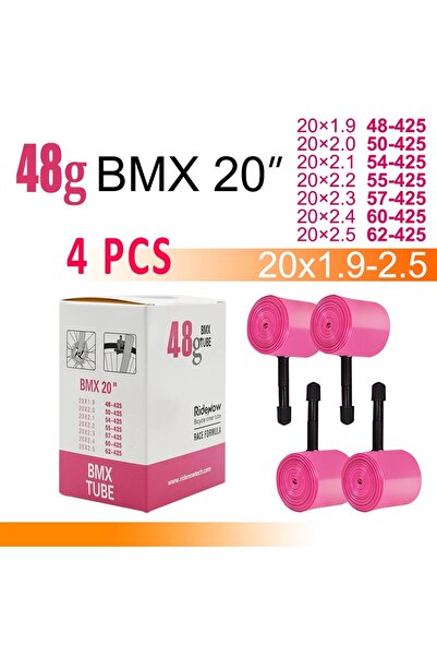 Choice 1.9-2.5" 48 جرام 425 AV 4PC Ultralight RideNow TPU أنبوب داخلي 20 بوصة...