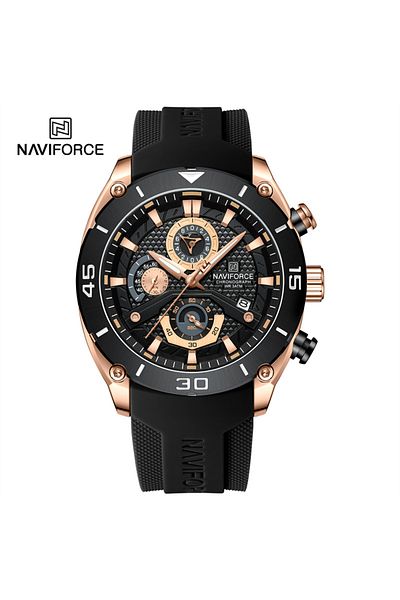 Naviforce RGBB NAVIFORCE Sport Watch for Men Waterproof Quartz Wristwatch Chronograph Military Clock With Lumi