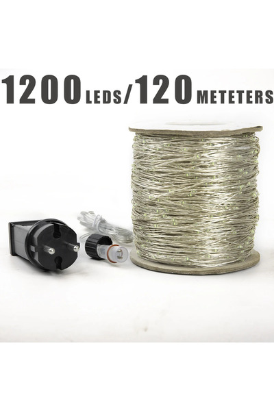 Choice أبيض دافئ قابس الاتحاد الأوروبي 120 متر 1200 مصباح ليد 30 متر 50 متر 1...