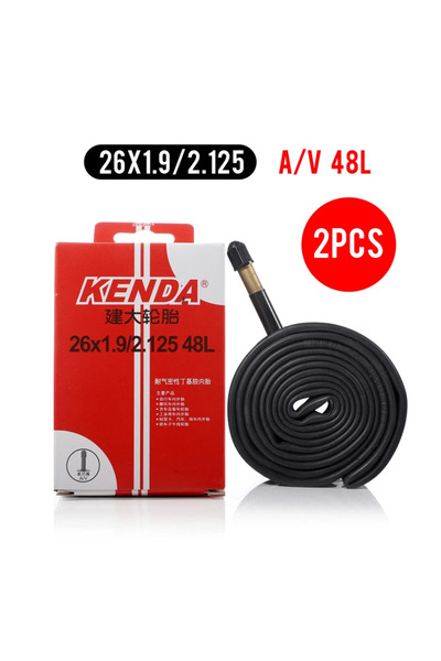 Kenda إطارات دراجات جبلية AV48L من KENDA، أنبوب داخلي للدراجة مقاس 26x1.9-2.1...