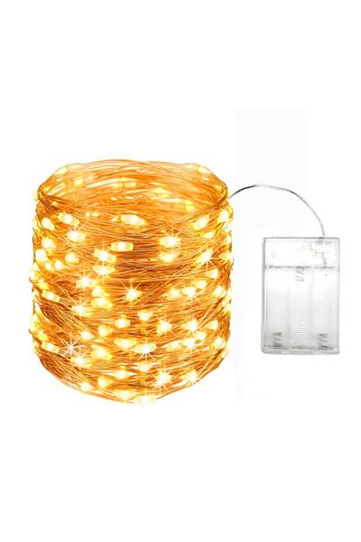 Choice 5M Warm 5M LED Fairy Lights Battery Operated Copper Wire Garland String Lights Outdoor Garden Party
