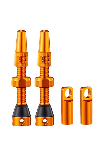 VAKIND Orange 44mm 1 Pair Road Bike Presta Valve Value Core Remover Tool 40/44mm Ultralight Gravel MTB Bike