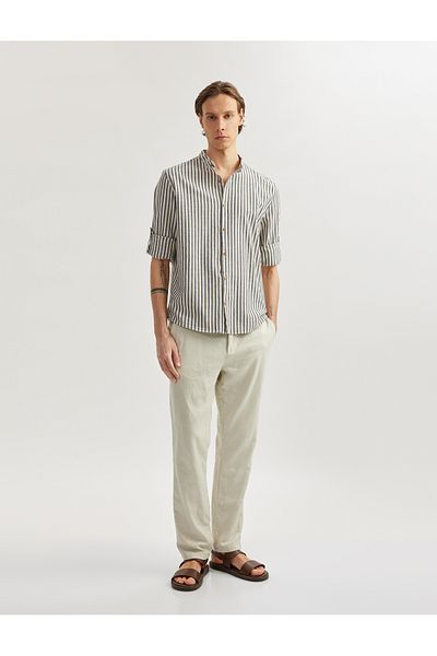 Koton Mandarin Neck Shirt