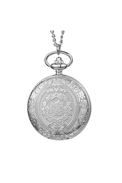 Choice P959 ساعات جيب كلاسيكية منحوتة ذات غطاء قلاب للنساء والرجال وقلادات وس...