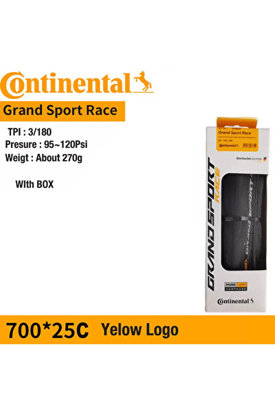 Choice إطار طريق GRAND 25 Continental القابل للطي ULTRA Sport III وGRAND Spor...