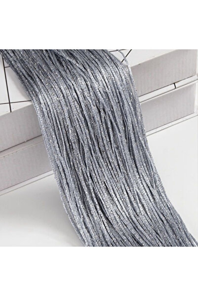 Choice انظر أدناه للحصول على أوصاف الحجم ستارة باب رمادية فضية خيطية شريط فضي...