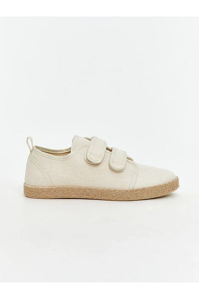 LC Waikiki Beige Velcro Boys' Classic Shoes