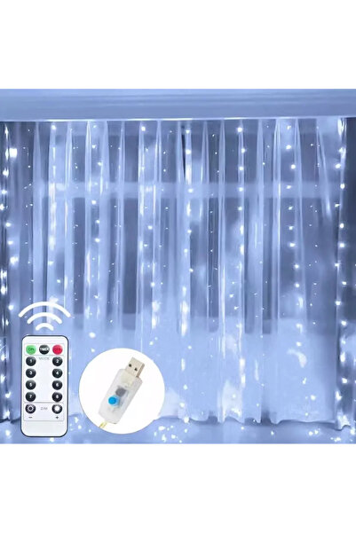 Choice سلسلة إضاءة LED بيضاء بطول 3 أمتار × 2 متر، أضواء خرافية لعيد الميلاد،...