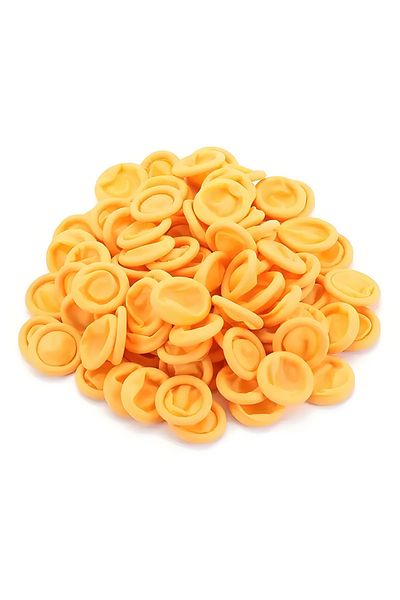 Choice Yellow-100PCS 100PCS Multi-color Disposable Finger Cots Anti Slip Latex Powder Free Rolled Edge Fing