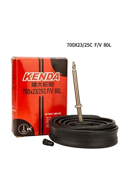 Kenda قطعتان من إطارات الدراجات 700x23-25c 80FV، أنابيب داخلية لدراجات الطرق ...