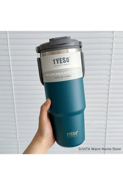 Choice 1200ML Blue-1pcs Tyeso Tumbler Coffee Cup Stainless Steel Vacuum Therm...