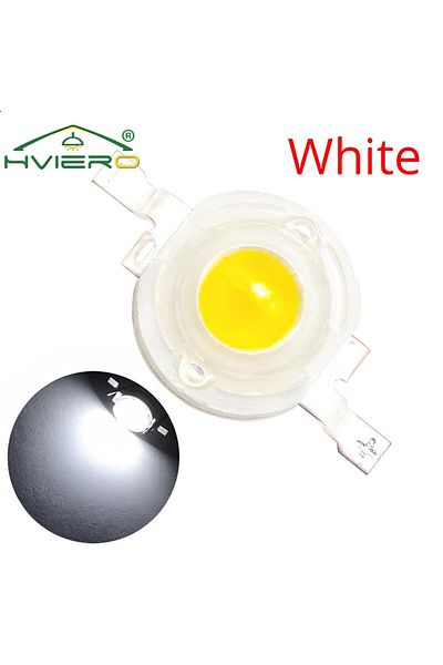 Choice 10PCS white 1/10Pcs 3W High Power LED Chip Lamp Bulb 110-120LM Bead Line Emitter Diode White Red Gre