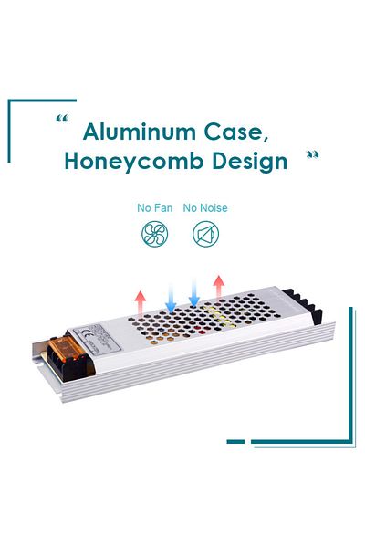 Choice 200W 12V Ultra Thin LED Power Supply DC 12V 24V Lighting Transformers 100W 150W 200W AC180-260V Driv