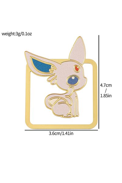 Miniso SQ0367 Pokemon Pikachu Series Metal Books Page Marks Women Men Kids Party Decor Favors Birthday Wedd