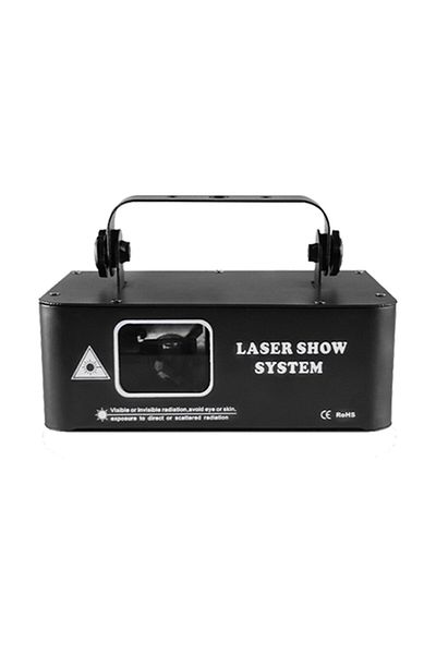 Choice European standard black RGB Laser 500MW Beam Line Scanner Projector DMX Professional Disco DJ Weddin