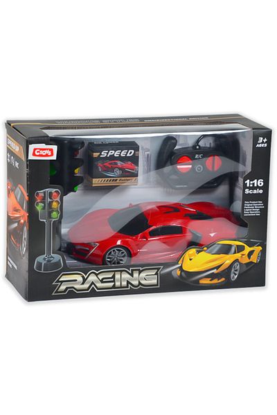 CToys 1:16 Remote Control USB Car Rc with Traffic Light Red 29Ac