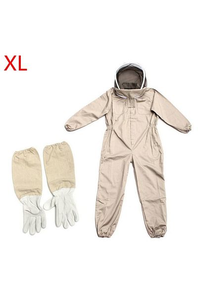 Choice Style2 1Set Professional Ventilated Full Body Beekeeping Bee Keeping Suit With Gloves