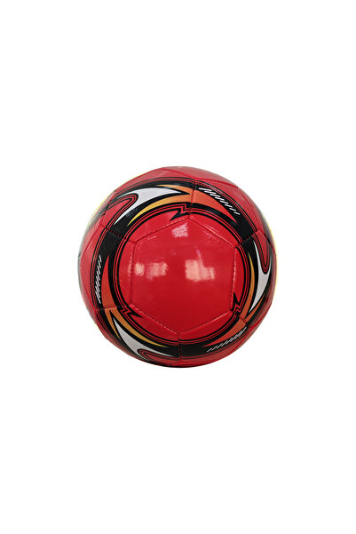 Choice كرة قدم حمراء قياسية مقاس 5 مقاومة للتسرب ومقاومة للتآكل من المطاط الج...