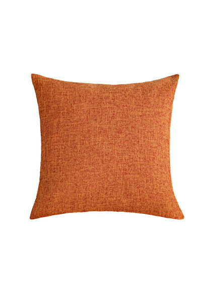 Choice غطاء وسادة برتقالي 45 × 45 سم غطاء وسادة مزخرف لغرفة المعيشة ناعم وجيد...