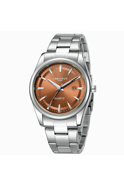 Choice نعم CH1205Z كرونوس ساعة كوارتز فاخرة للرجال مقاومة للماء وتاريخ مضيئة ...