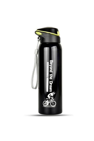 Choice Black 500ML Outdoor Sport Bicycle Water Bottle Vacuum Stainless Steel Cycling Water Cup Thermo Drink