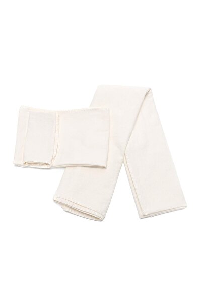 Missi Washed Ecru Denim Cotton American Service - Set of 2