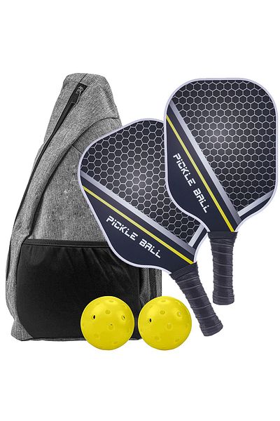 Choice B Pickleball Paddles Set-Graphite Carbon Fiber Usapa Approved Lightweight Racquets Set Indoor and O.
