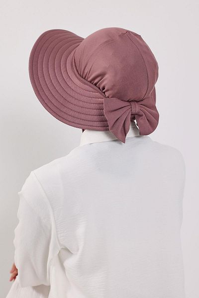 Aisha's Design Combed Cotton Practical Put-On-And-Off Bow Hat over Turban, Sp-4, Sp-4